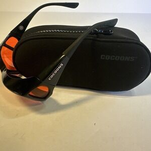 Sun Glasses Black Cocoons polarized  Flex2Fit  Amber Lenses Sunglasses
